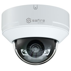 Safire Smart - Câmara Dome IP gama E1 Inteligência Artificial - Auflösung 8 Megapixel (3840x2160) - Objektiv 2.8 mm | Audio IN |