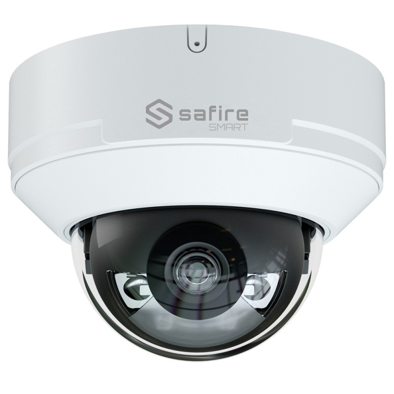 Safire Smart - Câmara Dome IP gama E1 Inteligência Artificial - Auflösung 8 Megapixel (3840x2160) - Objektiv 2.8 mm | Audio IN |
