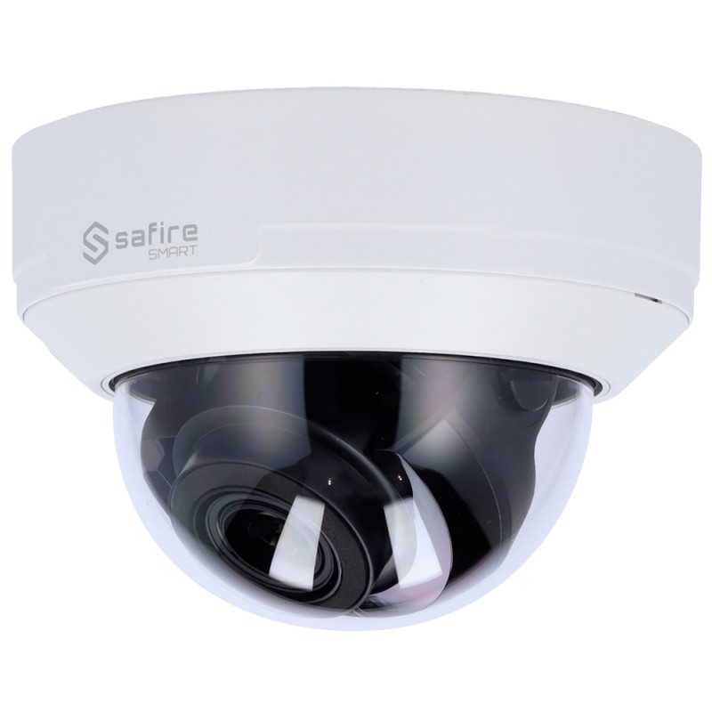 Safire Smart - Câmara Dome IP gama E1 Inteligência Artificial - Resolution 8 Megapixel (3840x2160) - Motorised Lens 2.8-1 - SF-I