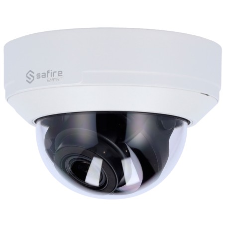 Safire Smart - Câmara Dome IP gama E1 Inteligência Artificial - Resolution 8 Megapixel (3840x2160) - Motorised Lens 2.8-1 - SF-I