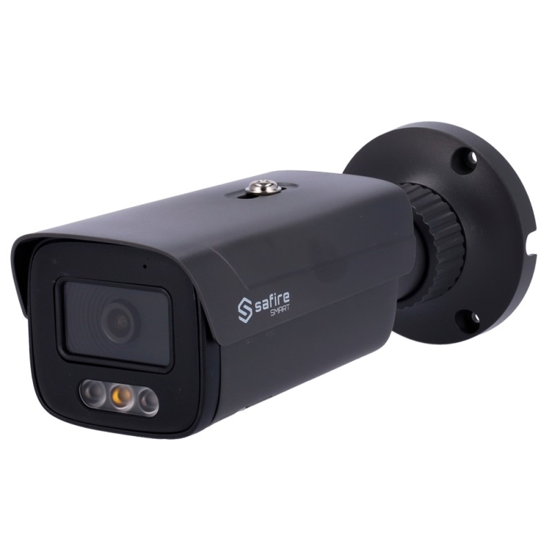Safire Smart - Bullet-IP-Kamera I1 Erweiterte AI und DualLight - Auflösung 4 Megapixel (2688x1520) - Objektiv 2.8mm | Audio | Al