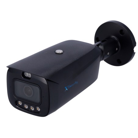 Cámara Bullet IP 4 Megapixel Wizcolor - 1/1.8” Progressive Scan CMOS - Lente 2.8 mm | IR+Luz Blanca 50 m - WDR | Micrófono integ