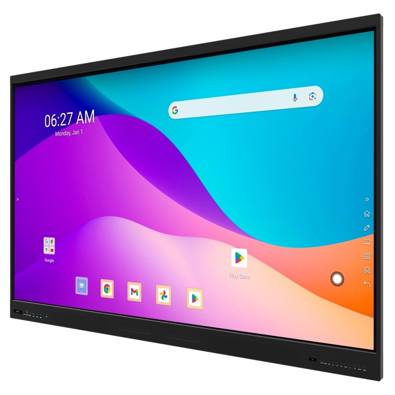 Interactive monitor 75" - 4K resolution - Android 13 - EDLA certification - 8 GB RAM and 128 GB ROM - IB-TE-YL-75E2-V3 - 1