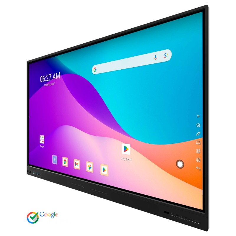 IBOARD Interactive Monitor 86'' 4K - (Optional) Side Panels - Resolution 3840x2160 - HDMI inputs, VGA, DP, Type-C, LAN, USB, O -