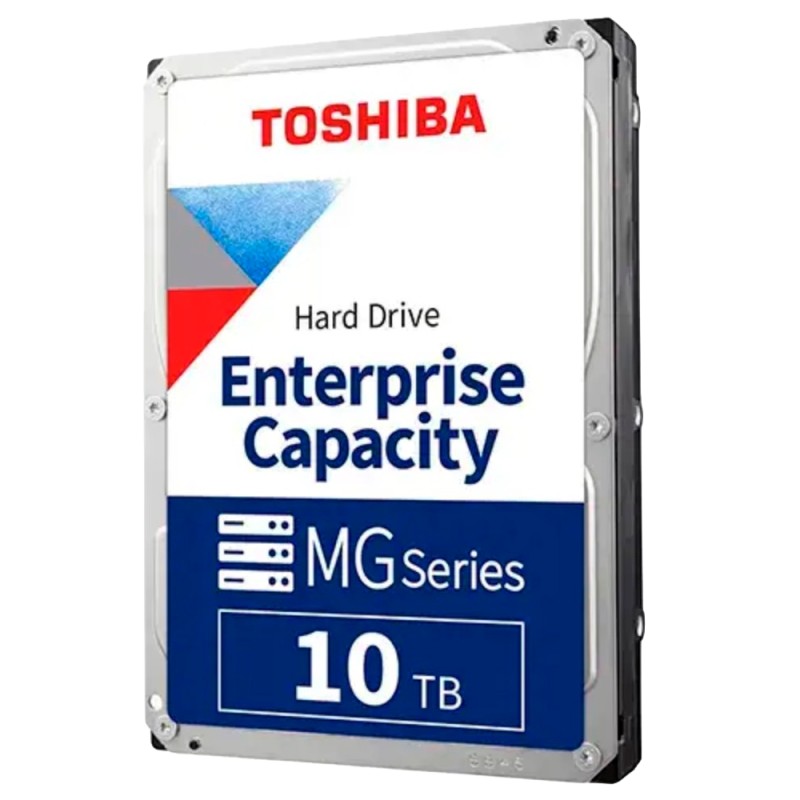 Toshiba hard drive - Capacity 10 TB - SATA interface 6 GB/s - Up to 32 transfers of artificial intelligence - Model - HD10TB-T-A