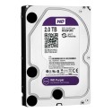 Hard drive - Capacity 2 TB - SATA interface 6 GB/s - Model WD20PURX - Special for video recorders - Loose or in DVR instal - HD2