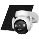 AOV PT PRO 5MP Akku-Kamera-Kit - 4G / WLAN/ 10000 mAh / Solarpanel 5W - 3.6mm / Autotracking / AURORA Full-color - Zwei-Wege-Aud