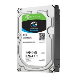Seagate Skyhawk hard drive - Capacity 8 TB - SATA interface 6 GB/s - Model ST8000VX004 - Especially for video recorders - Loose 