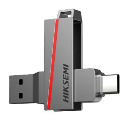 Hikvision USB Pendrive - Capacity 128 GB - USB Type A/Type C interface 3.2 - Maximum speed. read/write: 130/4 - HS-USB-E307CSTD/