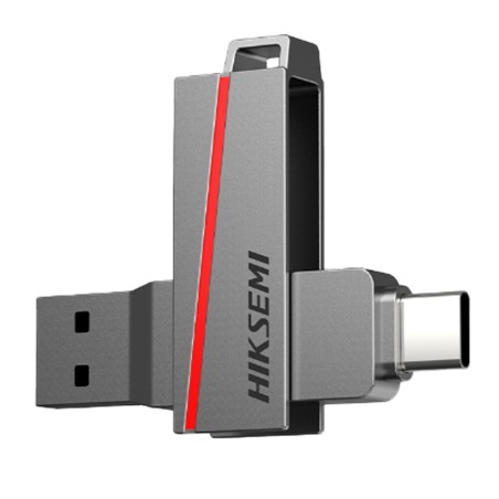 Hikvision USB-Pendrive - Kapazität 128 GB - USB Typ A/Typ C Schnittstelle 3.2 - Maximale Geschwindigkeit. lesen/schreiben: 130/4