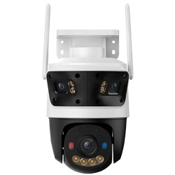 Dreifach-Kreuzer-Kamera 3+3+5MP - WiFi 6 / Zwei SD-Kartensteckplätze - TRIPLE-Objektiv / Autotracking / IR + Full Color - Zwei-W