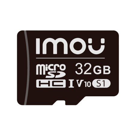 Imou microSD card - Capacity 32 GB - Class 10 | Read/write speed: 95/38 MB/s - E/P cycles: up to 500 - Home cameras - ST2-32-S1-