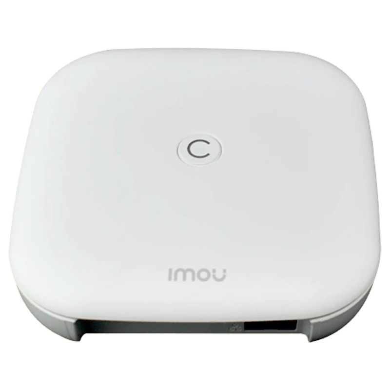 Imou Hub Drahtlos-Gateway - Domotischer Alarmkonzentrator - Zigbee 3.0 - Doppeltes WLAN / LAN - Bis zu 32 Geräte - Geeignet für 