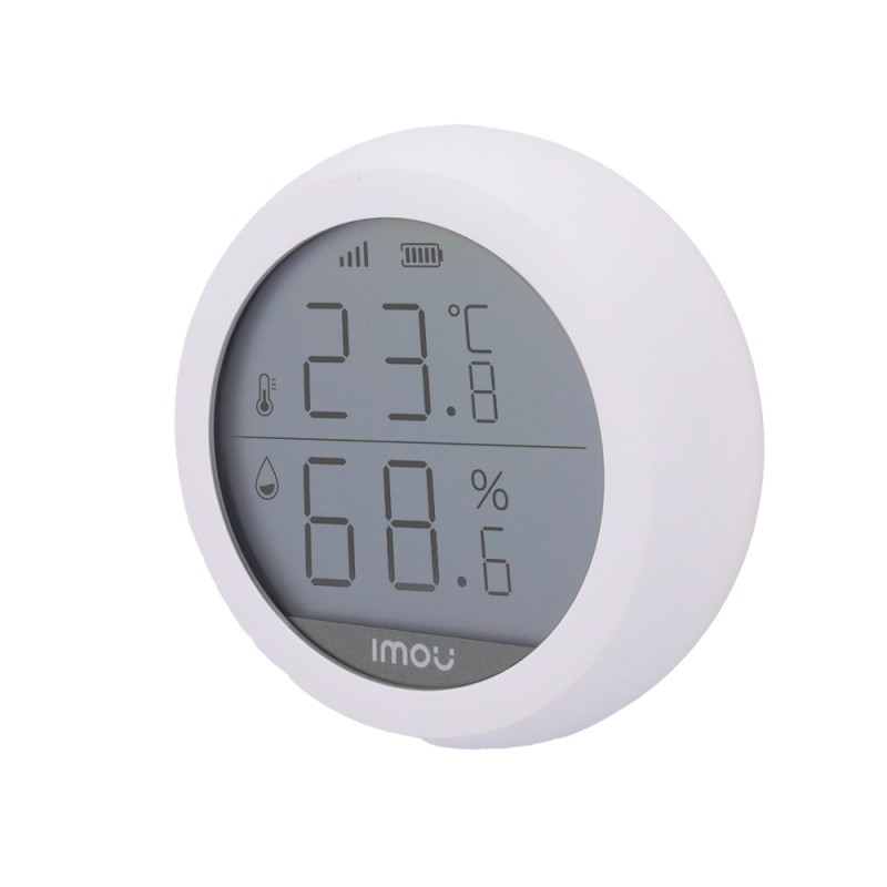 Imou Feuchte- und Temperatursensor - Integriertes LCD-Display - Zigbee 3.0 - Hohe Präzision - Erfordert HUB - Geeignet für den I
