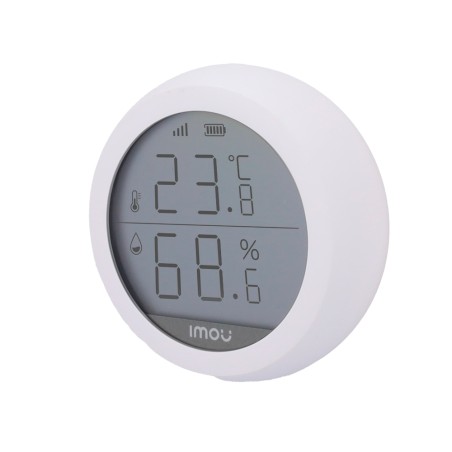 Imou Feuchte- und Temperatursensor - Integriertes LCD-Display - Zigbee 3.0 - Hohe Präzision - Erfordert HUB - Geeignet für den I