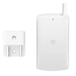Water detector - Wireless - External antenna - Low battery LED indicator - Independent wired probe - Power supply - WI-210 - 1