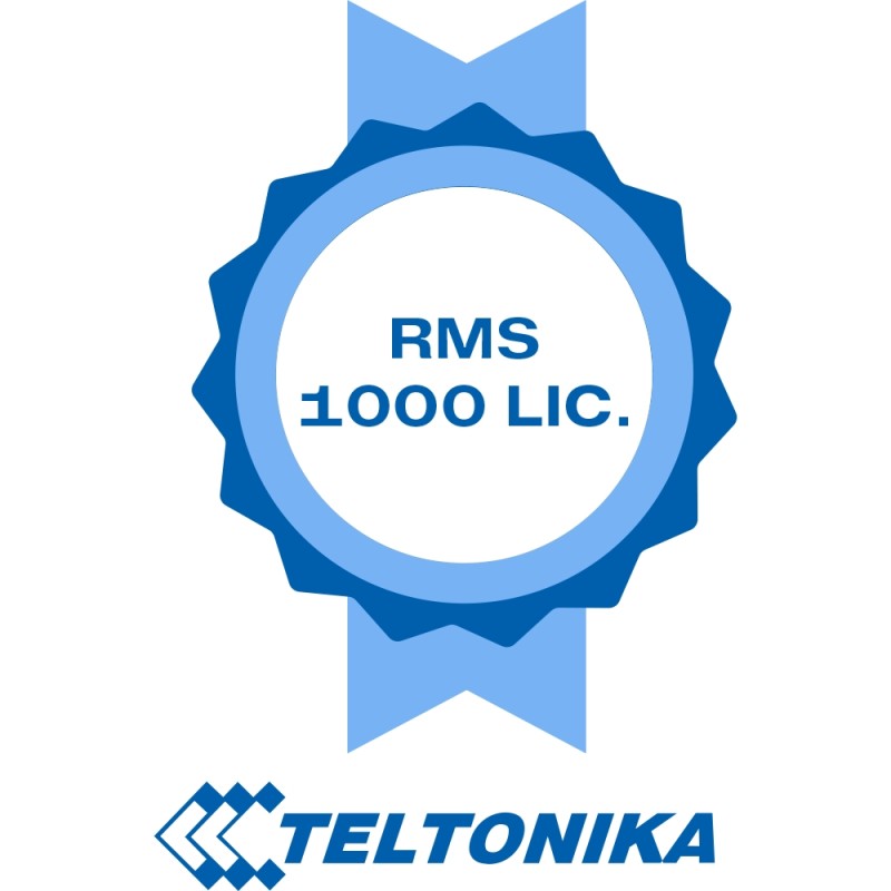 Teltonika RMS Plattform Lizenzen - Pack von 1000 Lizenzen (Kredite) - Fernüberwachung Teltonika Router - Fernkonfiguration Telto