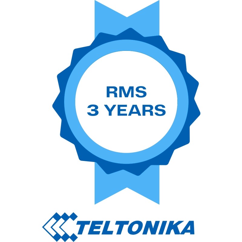 Teltonika RMS Plattform Lizenzen - Paket von 3 Jahren der Lizenz - Teltonika Fernüberwachung von Geräten - Fernkonfiguration Tel