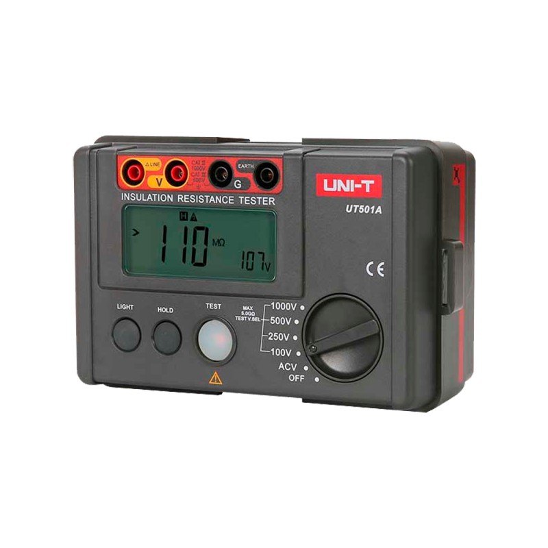 Electrical insulation resistance meter - LCD display up to 2000 counts - AC voltage measurement up to 600V - Automatic shut-off 