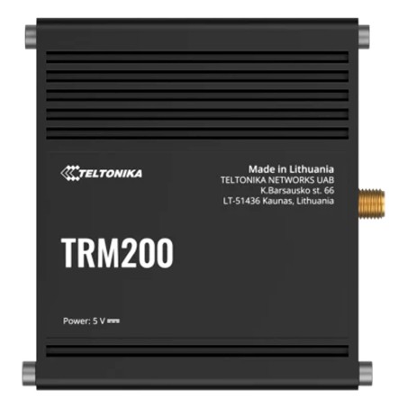 Teltonika Modem 4G Industrie - 4G Kategorie 4 / 3G / 2G - Micro-USB-Anschluss - Kompaktes Design - TK-TRM200 - 1