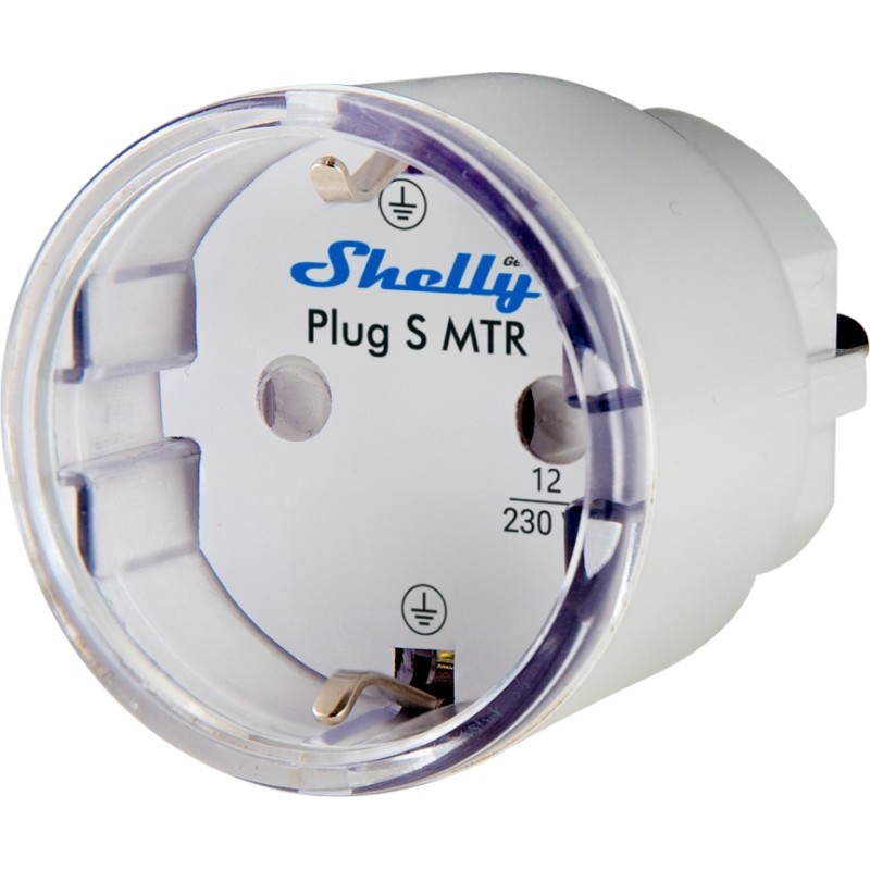 Shelly · Plug & Play "Plug S Gen3 Matter" · Smarter Zwischenstecker · 12A · Messfunktion · WLAN · Matter · BT · weiß - 234379 - 