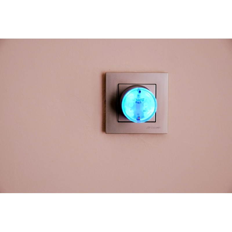 Shelly · Plug & Play "Plug S Gen3 Matter" · Smarter Zwischenstecker · 12A · Messfunktion · WLAN · Matter · BT · weiß - 234379 - 