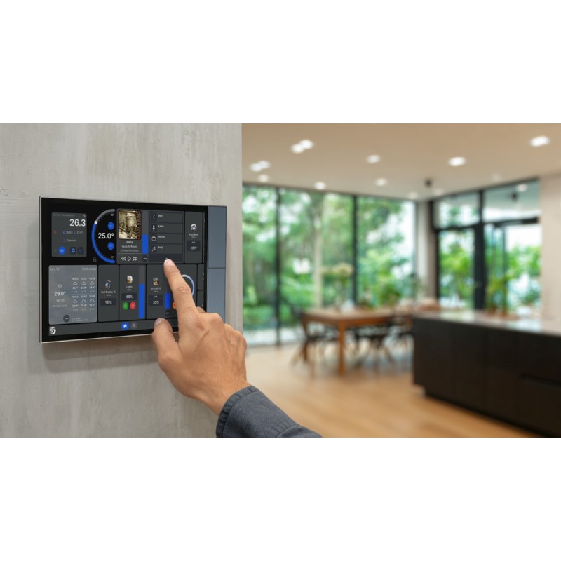 Shelly · Unterputz · "Wall Display XL Silver" · Steuerzentrale · 10,1" · WLAN · BT · silber - 249096 - 10