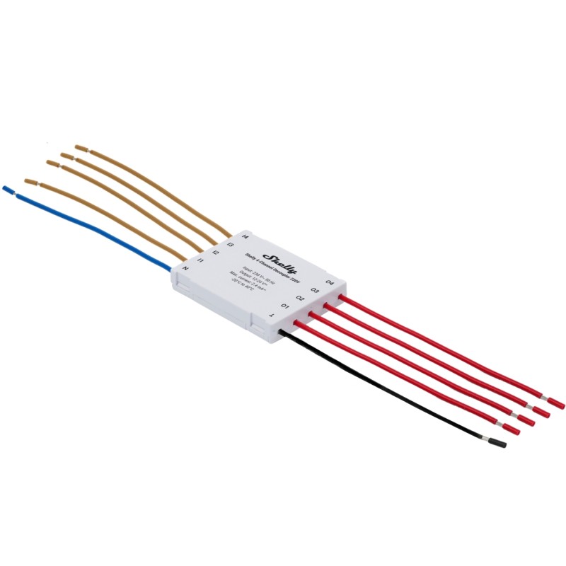 Shelly - Flush-mounted accessories - "4-Channel Decoupler 230V" - 249869 - 10