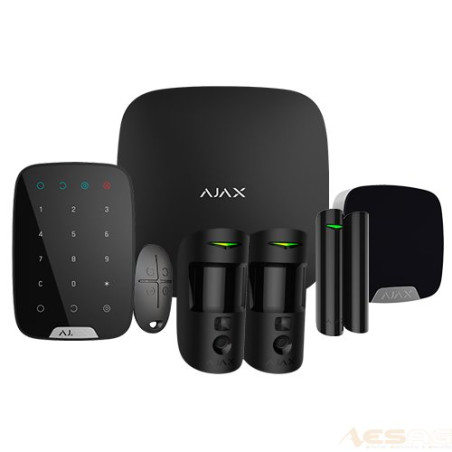 AJAX HUB 2 PLUS - SET MotionCAM,  Schwarz