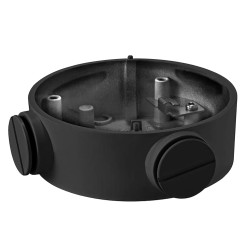 Anschlussbox - Für Bullet-Kameras - Geeignet für den Außenbereich - Decken- oder Wandinstallation - Farbe schwarz 36 (H) x 105 (
