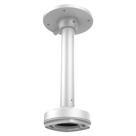 Dachauflage - Höhe 573 mm x 150 (Ø) mm - Geeignet für den Außenbereich - Weiße Farbe - Hergestellt aus Aluminium - Kabelstift - 
