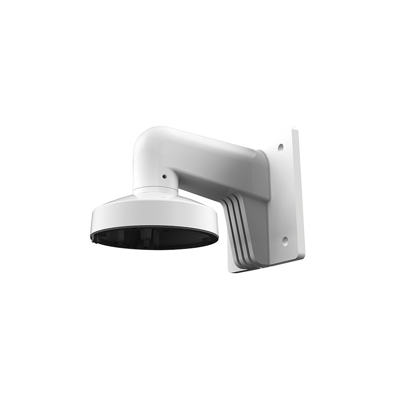 Wall mount bracket - For mini dome cameras - Suitable for outdoor use - Spray-treated aluminum - Compatible with Hikvision - DS-