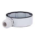 Connection box - For dome cameras - Suitable for outdoor use - Ceiling or wall installation - White colour - Cable pin - DS-1280