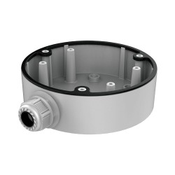 Anschlussbox - Für Dome-Kameras - Geeignet für den Außenbereich - Decken- oder Wandinstallation - Farbe weiß 42 (H) x 137 (Ø) mm