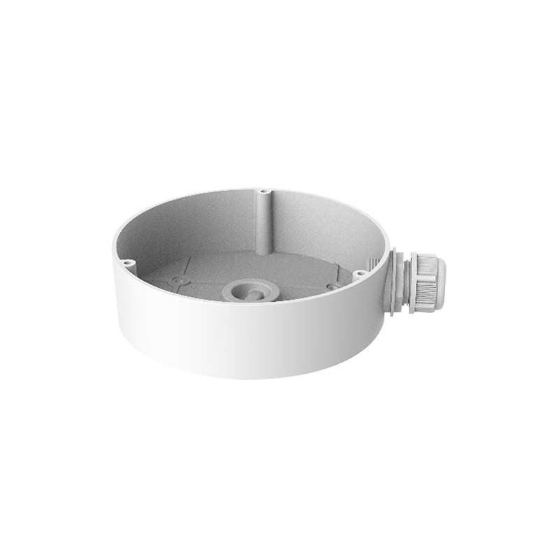 Anschlussbox - Für Dome-Kameras - Geeignet für den Außenbereich - Decken- oder Wandinstallation - Farbe weiß 42 (H) x 137 (Ø) mm