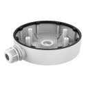 Junction box - For dome cameras - Suitable for outdoor use - Ceiling or wall installation - Cable pin - White color - DS-1280ZJ-