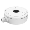 Junction box - For dome cameras - Suitable for outdoor use - Ceiling or wall installation - Cable pin - White color - DS-1280ZJ-