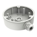 Connection box - For dome cameras - Suitable for outdoor use - Ceiling or wall installation - Cable pin - Colour white 42 (H) - 