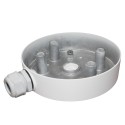 Junction box - For dome cameras - Suitable for outdoor use - Ceiling or wall installation - Cable pin - White color - DS-1280ZJ-