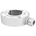 Connection box - For dome cameras - Suitable for outdoor use - Ceiling or wall installation - Colour white 40.5 (H) x 140 (Ø) - 