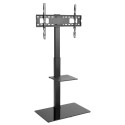 Floor stand with base - Supported weight 40kg - VESA 600x400mm - Height 1458mm - FT70S-077 - 1