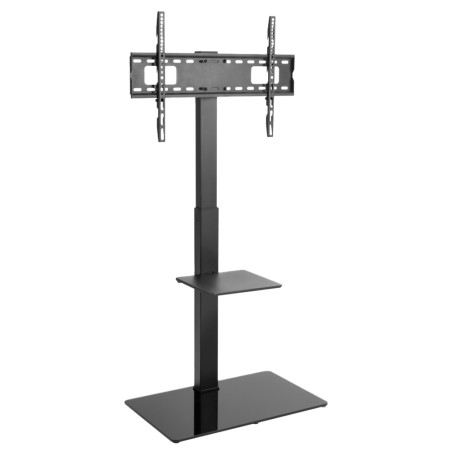 Bodenständer mit Sockel - Unterstütztes Gewicht 40Kg - VESA 600x400mm - Höhe 1458mm - FT70S-077 - 1