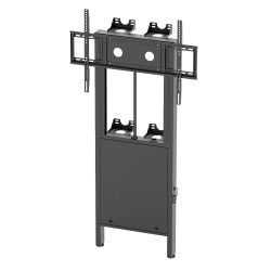 Motorized floor and wall mount - Adjustable height - Up to 86" - Maximum weight 100Kg - VESA Max. 900 x 600mm - IB-EST08-W2-V3-B