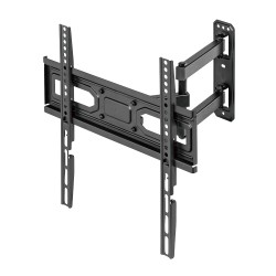 Bracket with arm - Supported weight 35Kg - VESA 400x400mm - Distance to wall from 63-358mm - Tilt +3° / -15° - Rotation + - LPA7