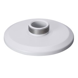 Dachauflage - Geeignet für motorisierte Domos - Hergestellt aus Aluminium - 37 (H) x 169 (Ø) mm - Kabelstift - PFA102 - 1