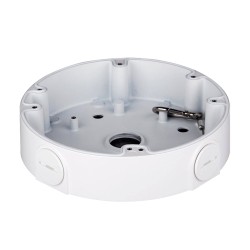 Anschlussbox - Für Dome-Kameras - Geeignet für den Außenbereich - Decken- oder Wandinstallation - Farbe weiß 38(Al) x 161 (Ø) mm
