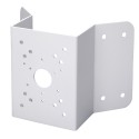 Eckstütze - Öffnungswinkel 90º - Geeignet für den Außenbereich - Galvanisch verzinkter Stahl - Farbe weiß 170 (H) x 243 (L) x 13