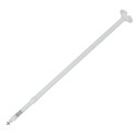 Dachauflage - Höhe 800-1500 mm x 100 (Ø) mm - Kompatibel mit Bullet-Kameras - Weiße Farbe - Kompatibel mit XSECURITY - Kabelstif