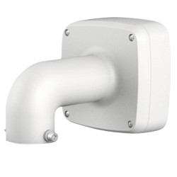 Wall mount - For dome cameras - Suitable for outdoor use - White colour - Cable pin - 134 mm (H) x 134 (W) x 187.5 (L) m - PFB30