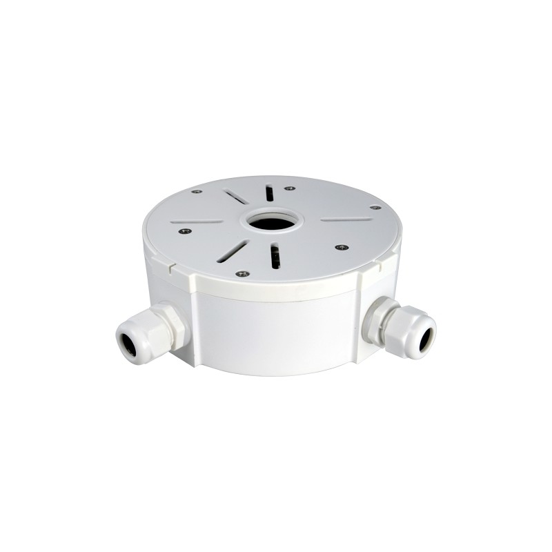 Anschlussbox - Für Bullet- oder Dome-Kameras - Geeignet für den Außenbereich - Decken- oder Wandinstallation - Kabelstift / Mehr